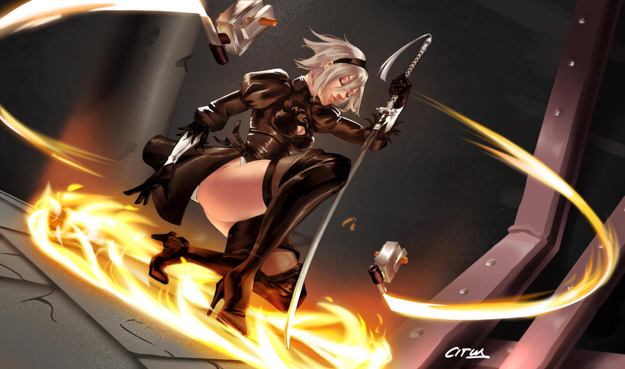 2B Nier Automata - Fanart